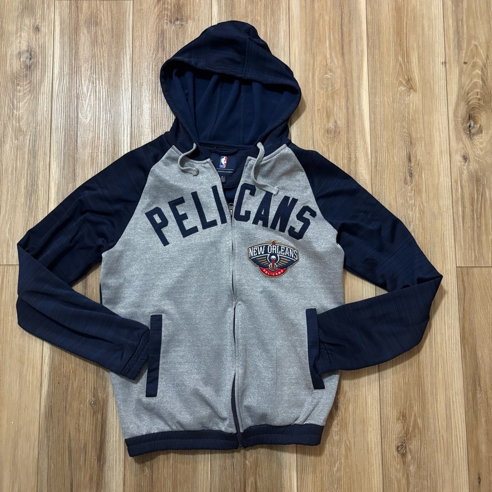 New Orleans Pelicans Full-zip Hoodie Jacket Size Medium NBA Basketball